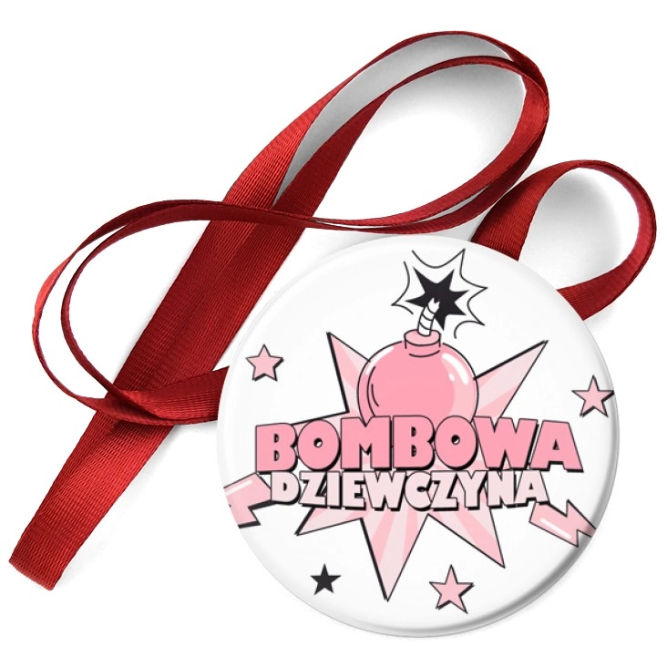 przypinka medal Bombowa dziewczyna
