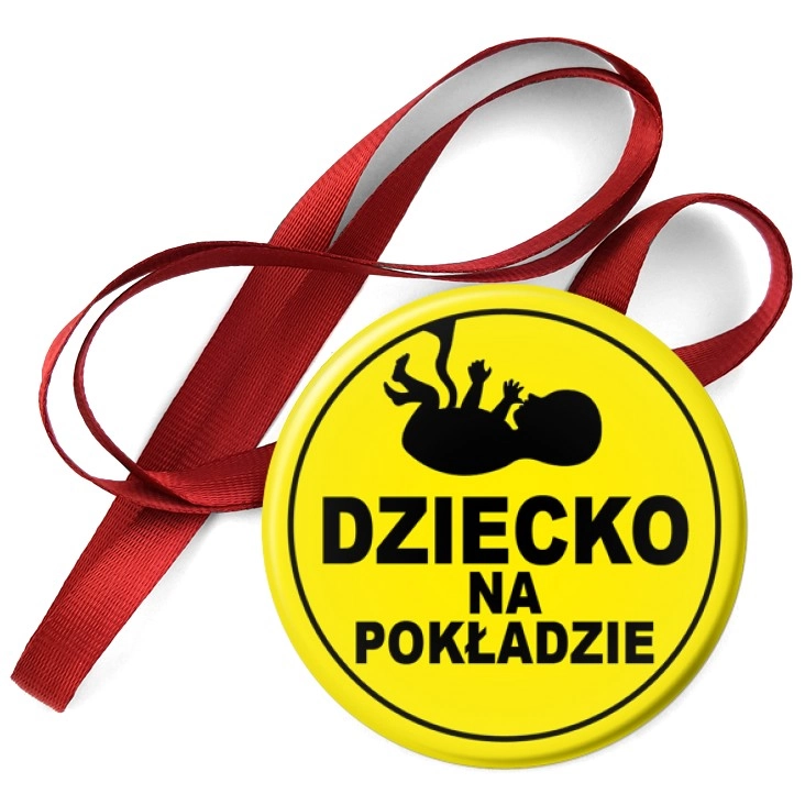 przypinka medal Dziecko na pokładzie