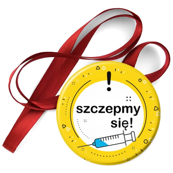 przypinka medal Szczepmy się!