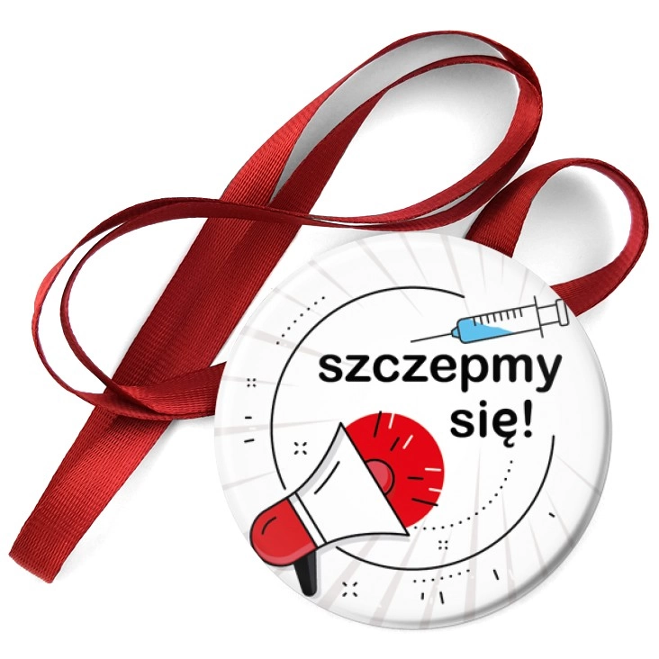 przypinka medal Zaszczepmy się