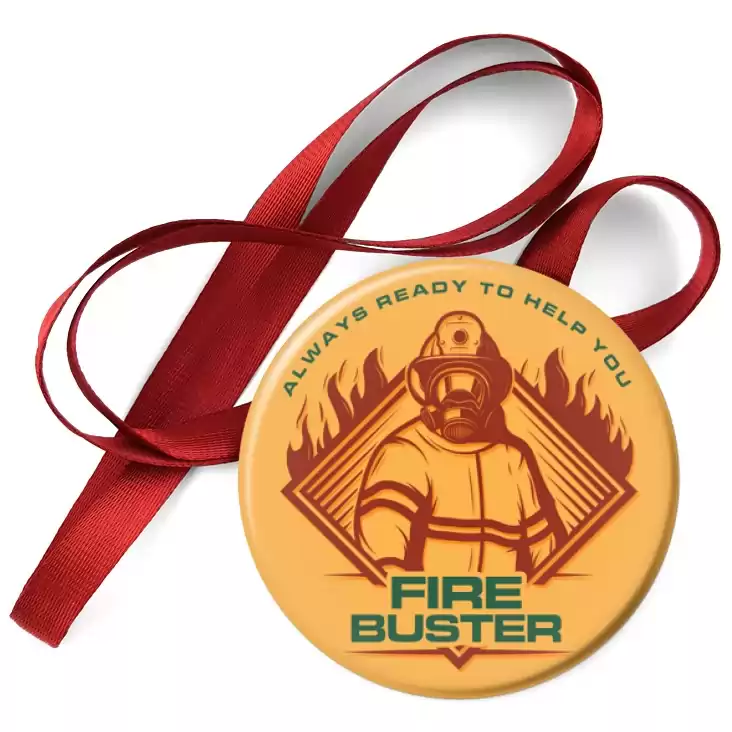 przypinka medal Fire buster