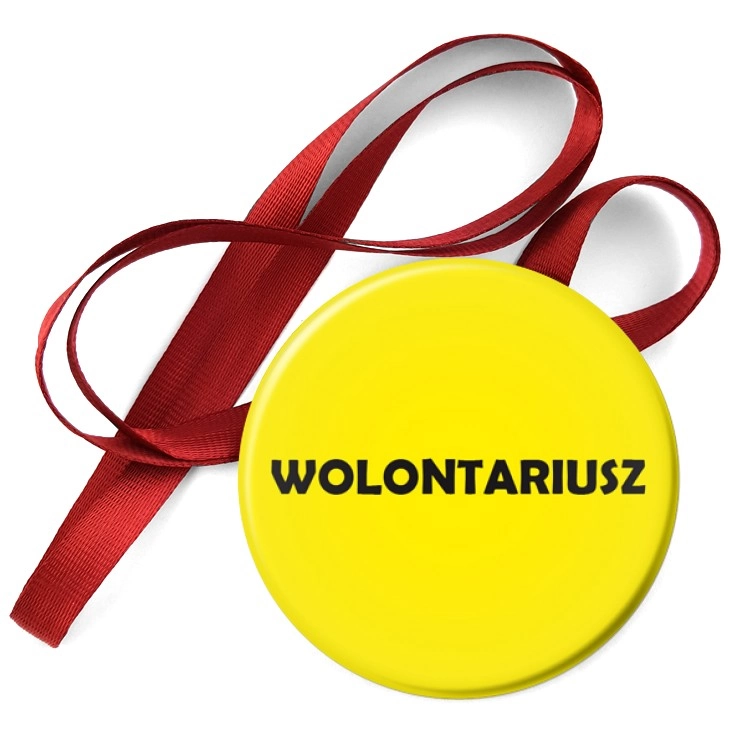 przypinka medal Wolontariusz