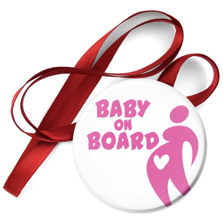 przypinka medal Baby on board