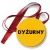 Przypinka medal Dyżurny żółte tło