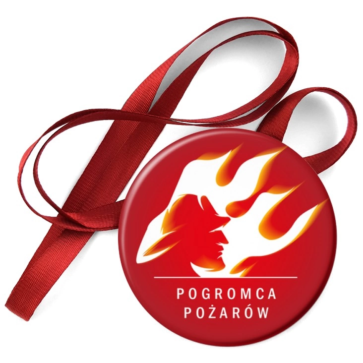 przypinka medal Pogromca pożarów