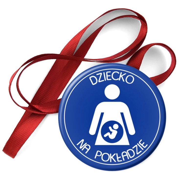 przypinka medal Dziecko na pokładzie