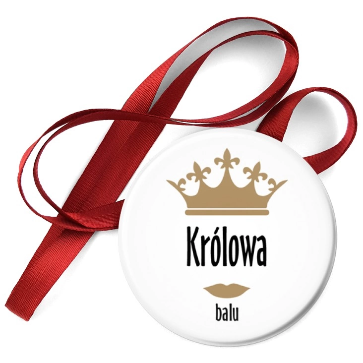 przypinka medal Królowa Balu