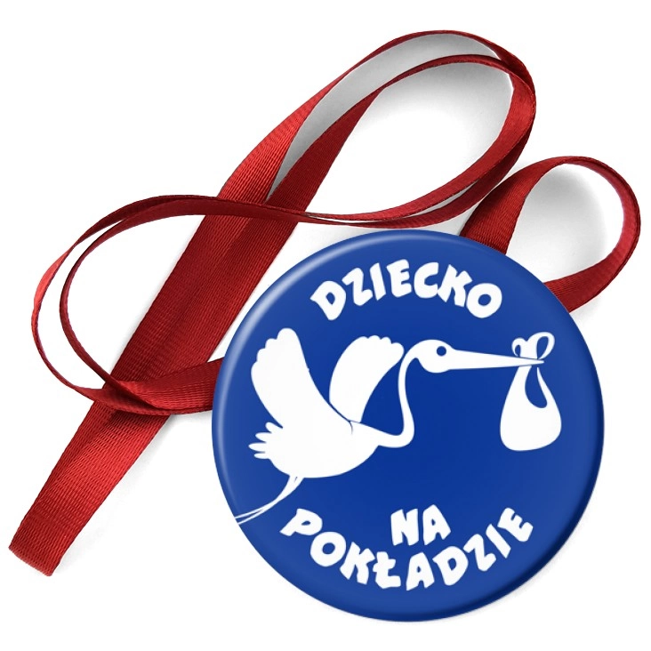 przypinka medal Dziecko na pokładzie