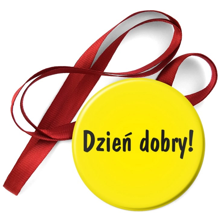 przypinka medal Dzień dobry