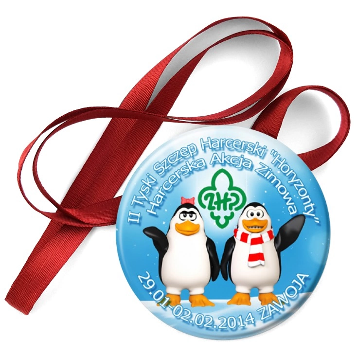 przypinka medal ZHP Horyzonty Zawoja 2014