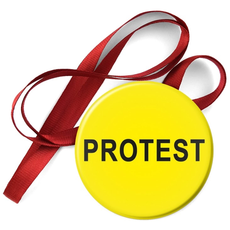 przypinka medal Protest