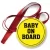 Przypinka medal Baby on board