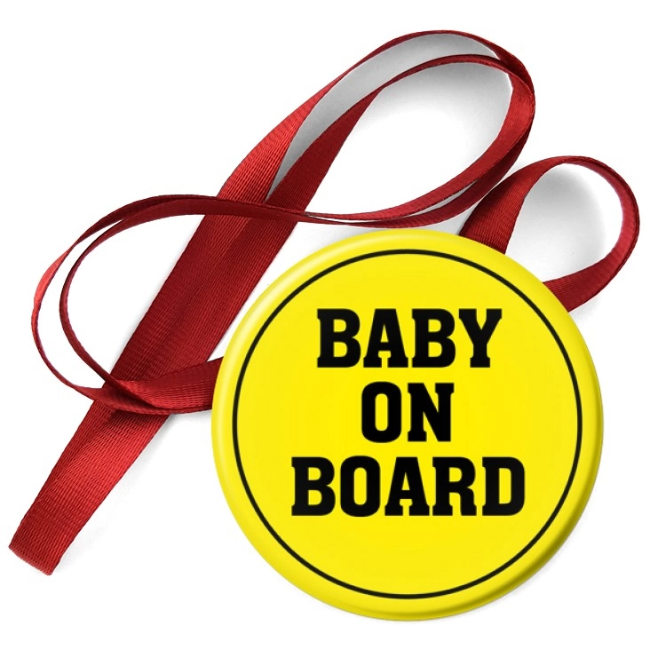 przypinka medal Baby on board