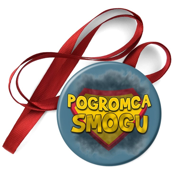 przypinka medal Pogromca smogu