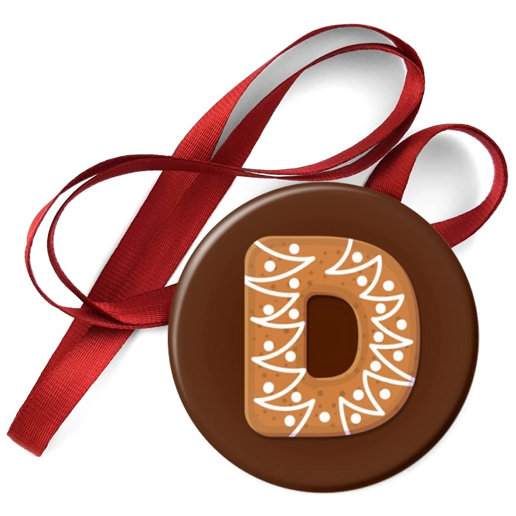 przypinka medal Piernikowa litera D