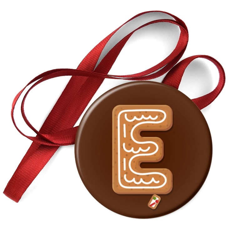 przypinka medal Piernikowa litera Ę
