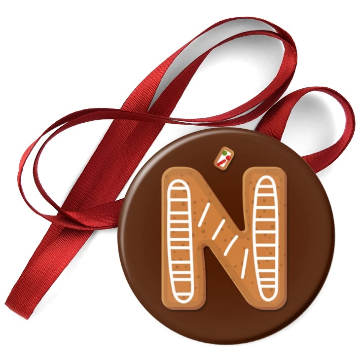 przypinka medal Piernikowa litera Ń