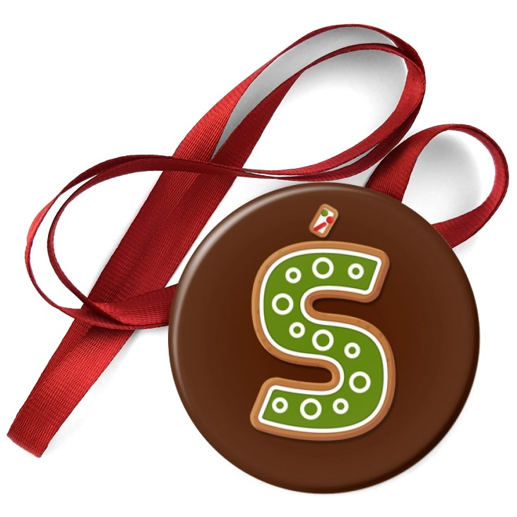przypinka medal Piernikowa litera Ś