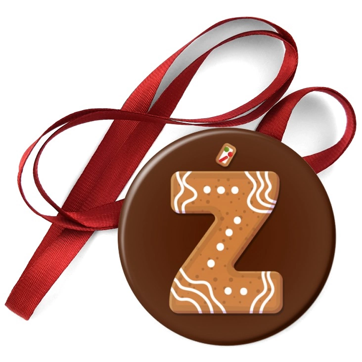 przypinka medal Piernikowa litera Ź