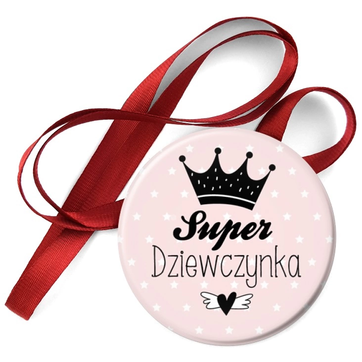 przypinka medal Super Dziewczynka