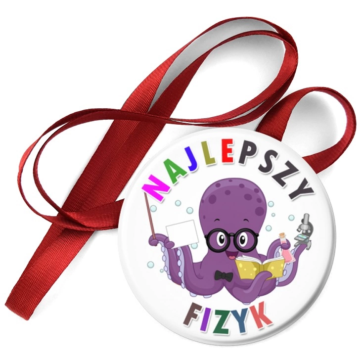 przypinka medal Najlepszy fizyk