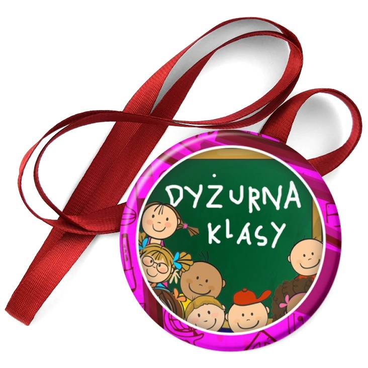 przypinka medal Dyżurna klasy