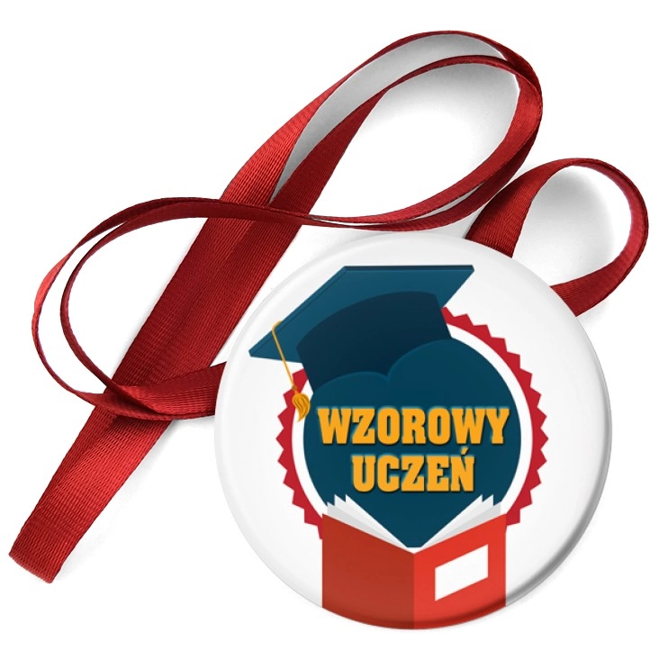 przypinka medal Wzorowy Uczeń