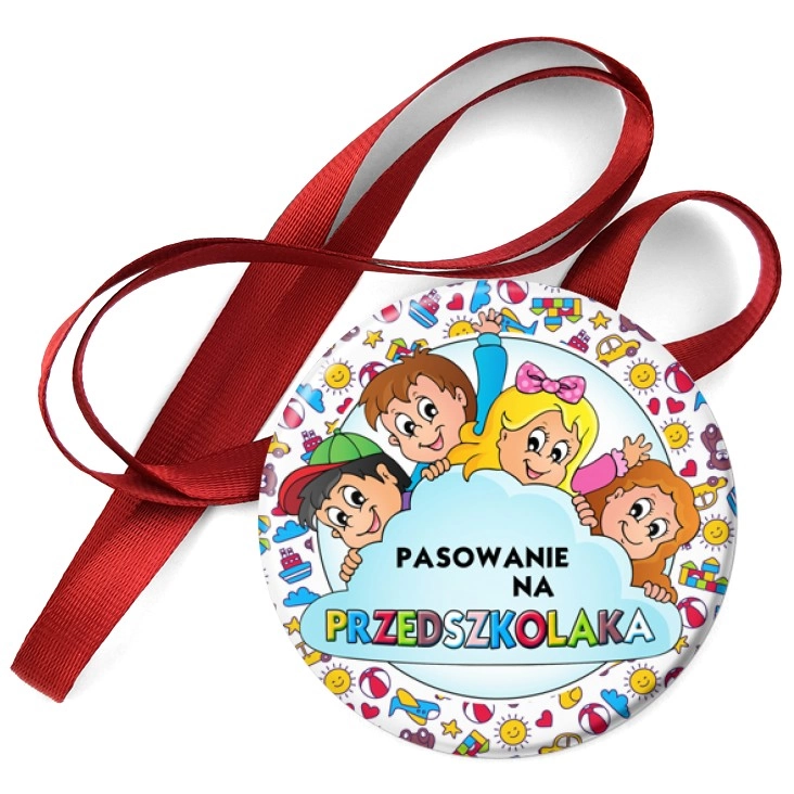 przypinka medal Pasowanie na Przedszkolaka