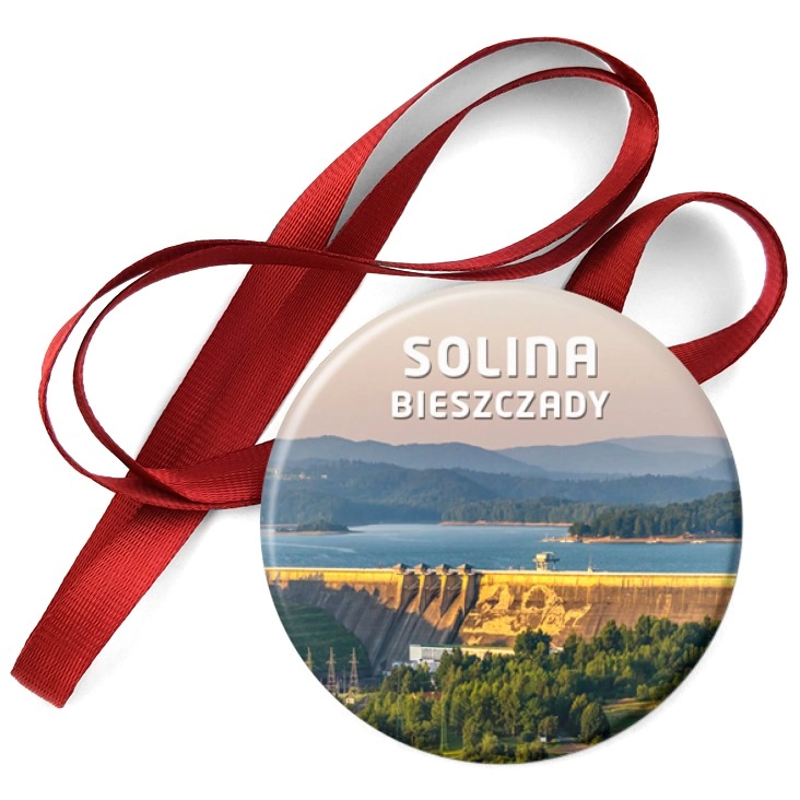 przypinka medal Bieszczady - Solina