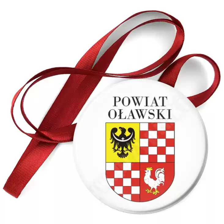 przypinka medal Powiat Oławski