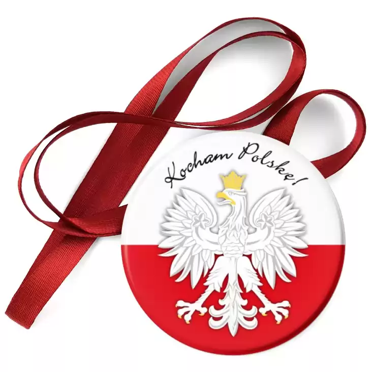 przypinka medal Kocham Polskę!