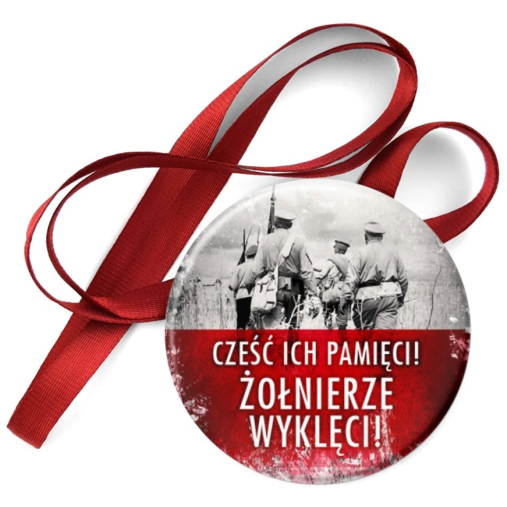 przypinka medal Cześć Ich pamięci Żołnierze Wyklęci