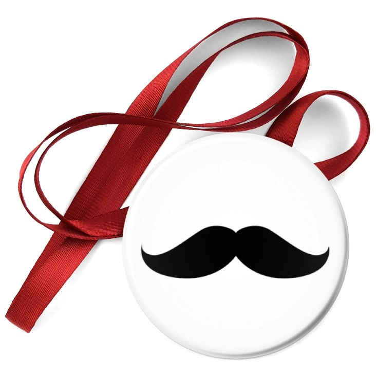 przypinka medal Moustache wąsy