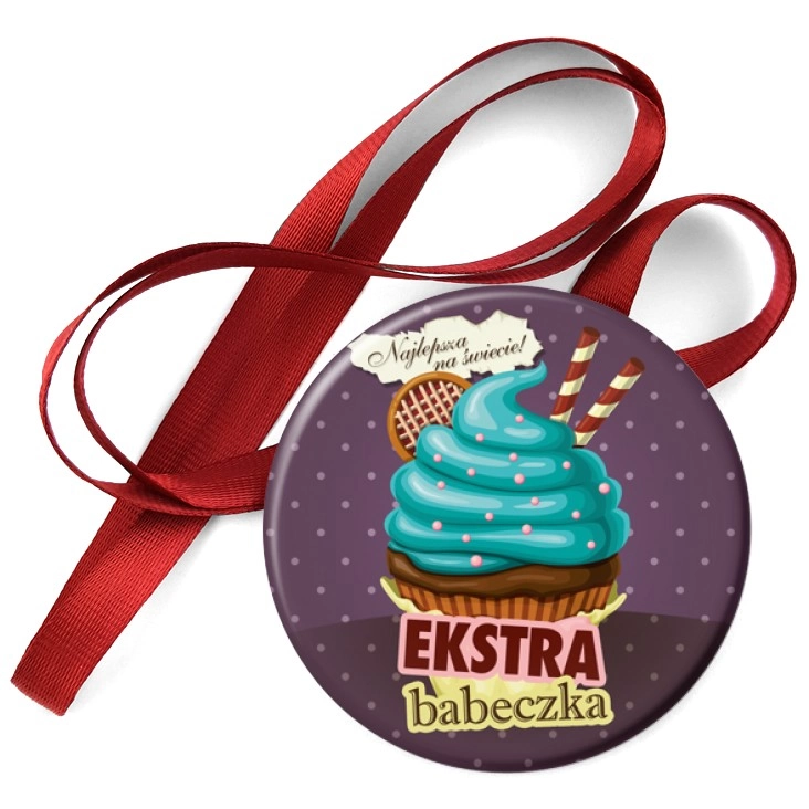 przypinka medal Ekstra babeczka