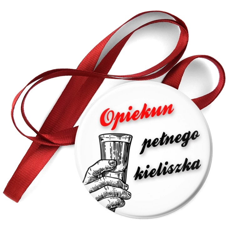 przypinka medal Opiekun pełnego kieliszka