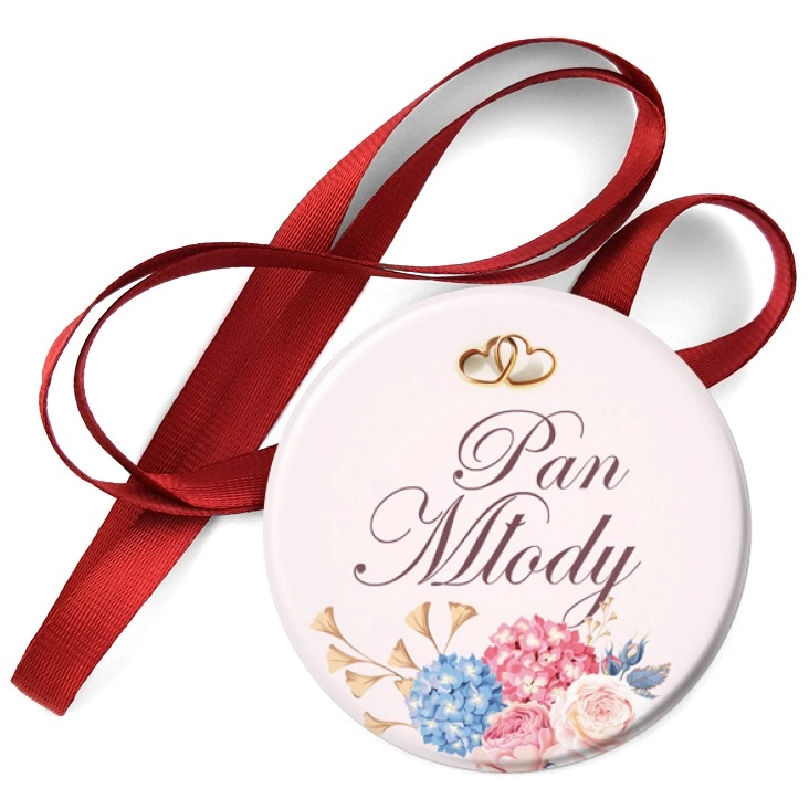 przypinka medal Pan Młody