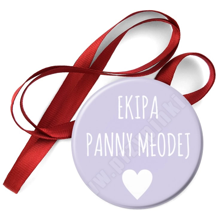 przypinka medal Ekipa Panny Młodej