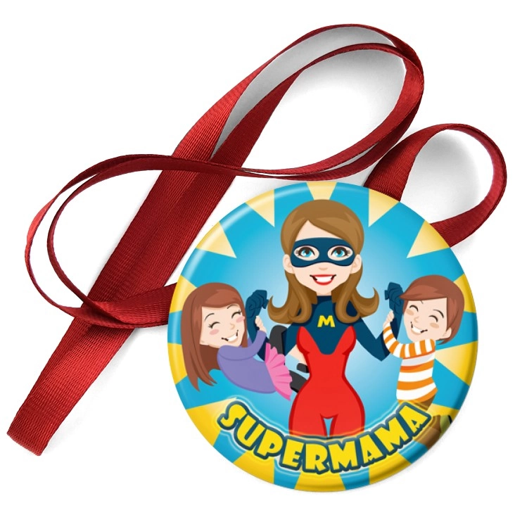 przypinka medal Supermama
