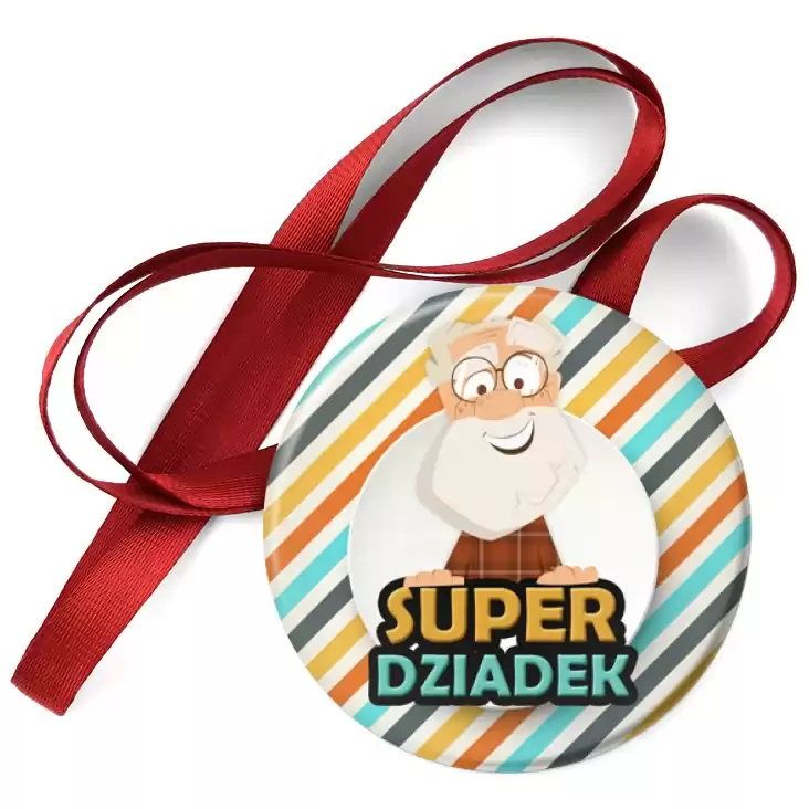 przypinka medal Dzień Dziadka - Super Dziadek