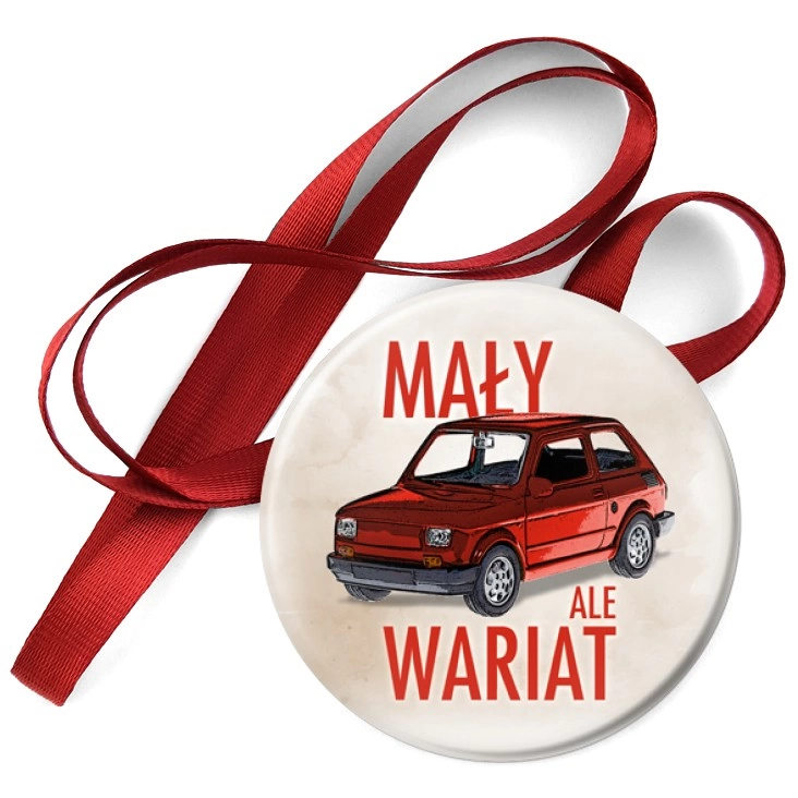 przypinka medal Mały ale wariat