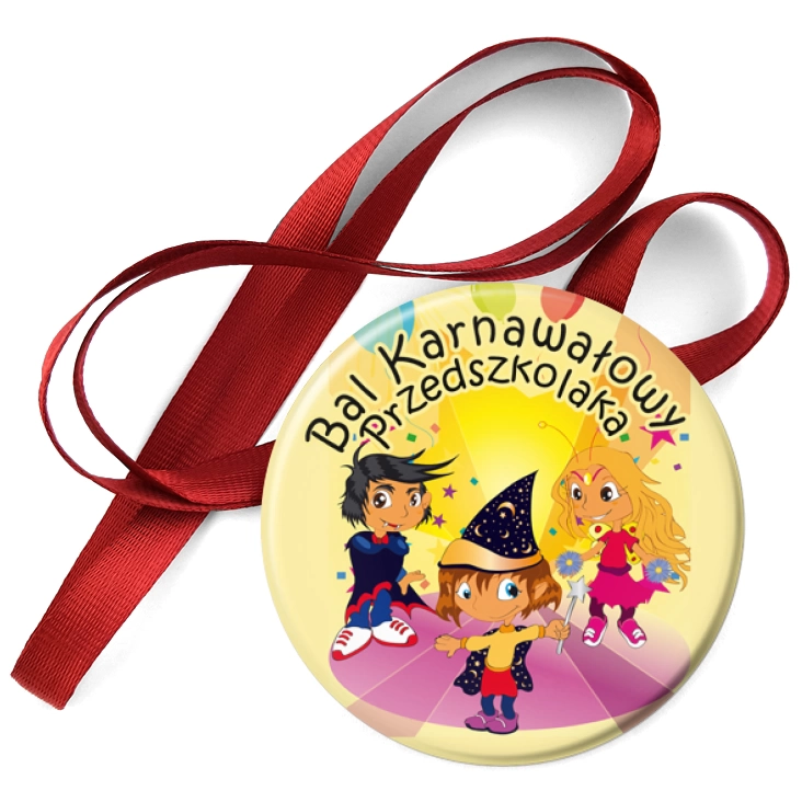 przypinka medal Bal Karnawałowy Przedszkolaka