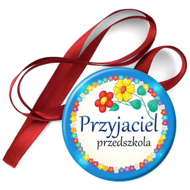 przypinka medal Przyjaciel Przedszkola