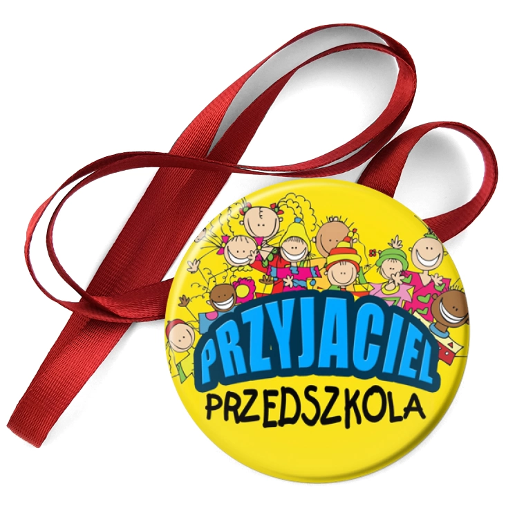 przypinka medal Przyjaciel Przedszkola