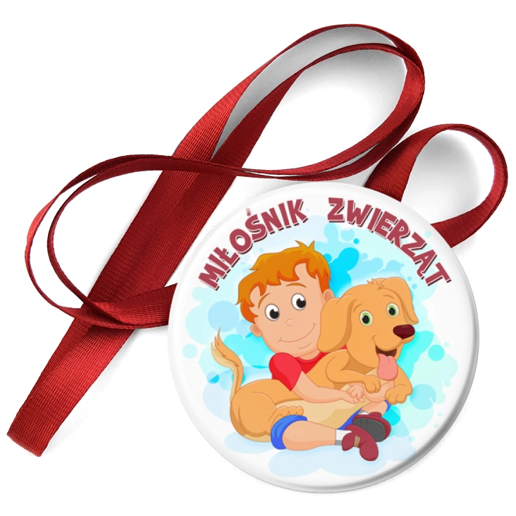 przypinka medal Miłośnik zwierząt