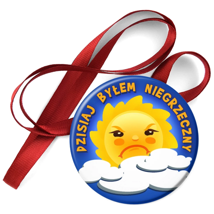 przypinka medal Dzisiaj byłem niegrzeczny