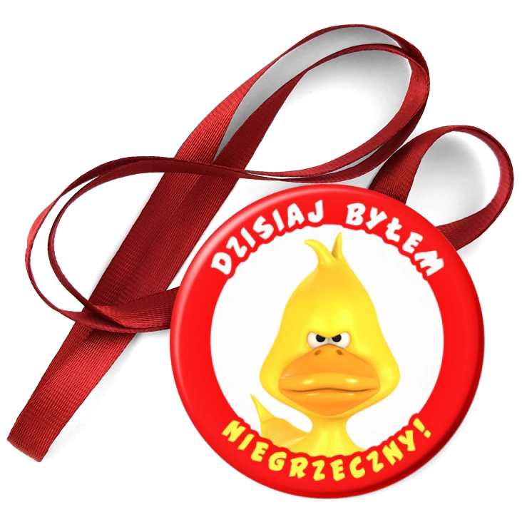 przypinka medal Dzisiaj byłem niegrzeczny