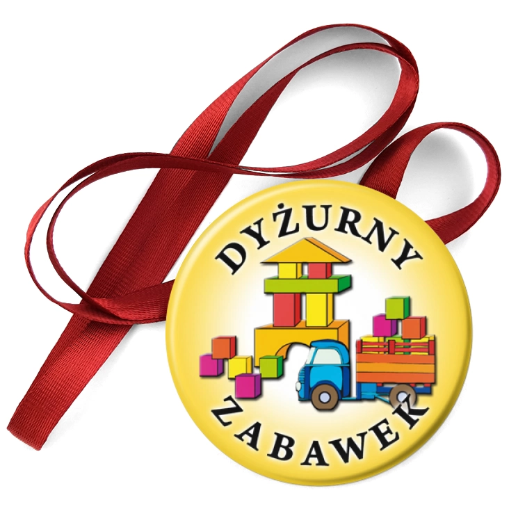 przypinka medal Dyżurny Zabawek