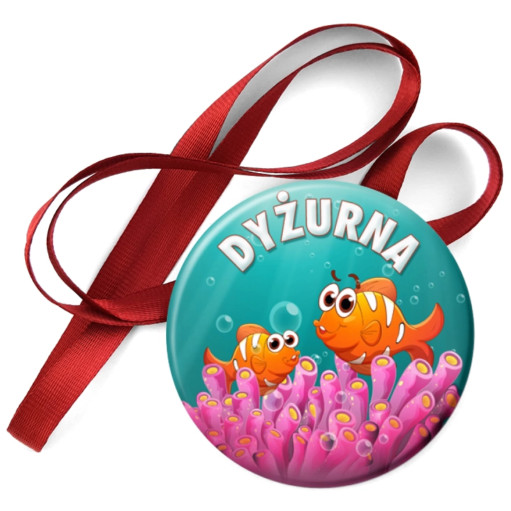 przypinka medal Dyżurna rybki