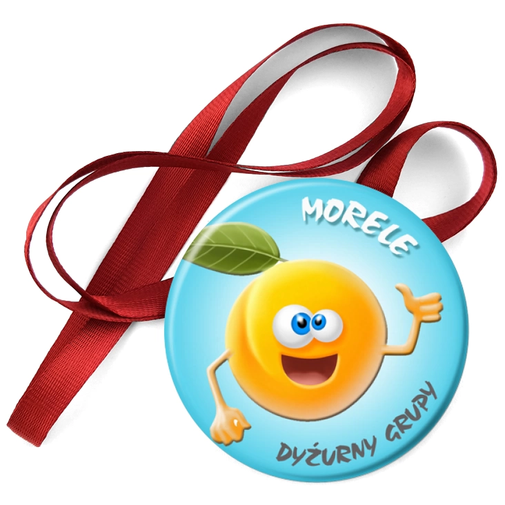 przypinka medal Dyżurny grupy morele