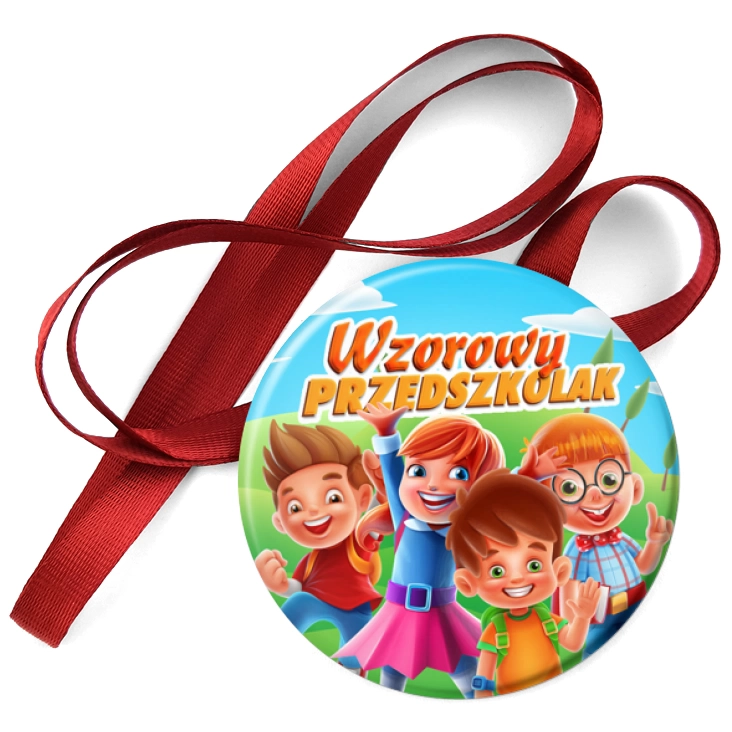 przypinka medal Odznaka wzorowego przedszkolaka